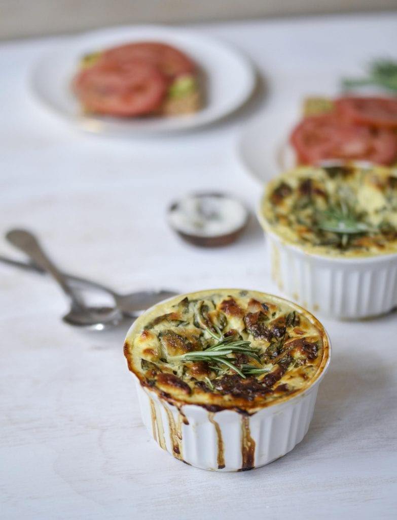 Cheese, Ham and Spinach Hot Pots from Real Food for Hungry Teens