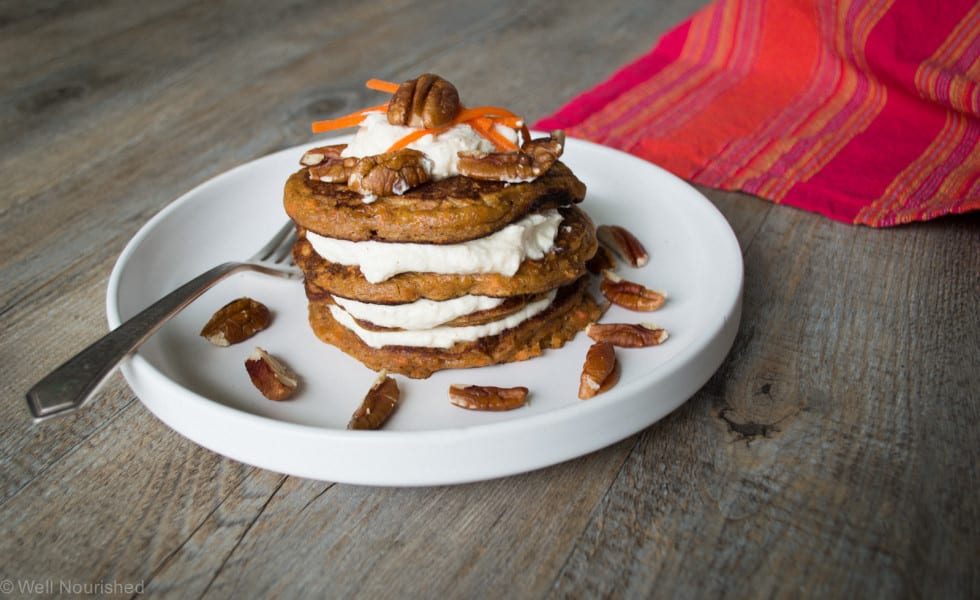 Carrot-cake-pancake-well nourished