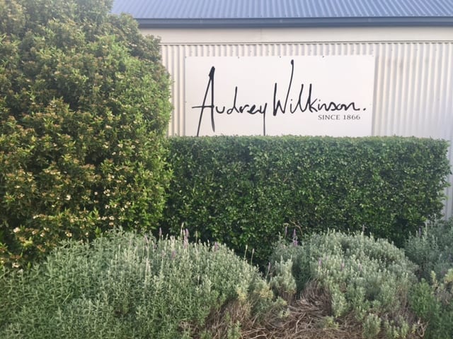 Hunter Valley Audrey Wilkonson Sign