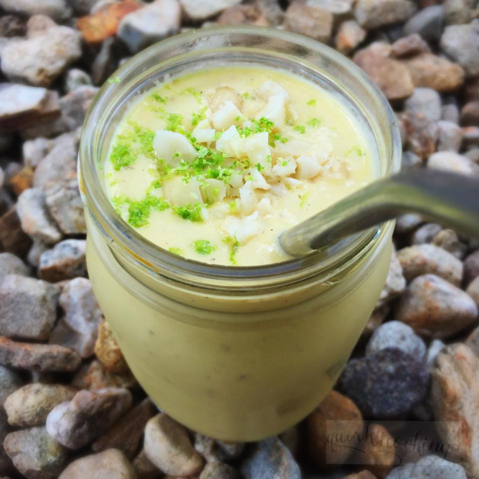 High energy macadamia smoothie