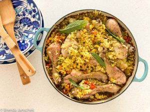 One Pot Chicken and Vegetable Pilaf | Brenda Janschek Health & Lifestyle